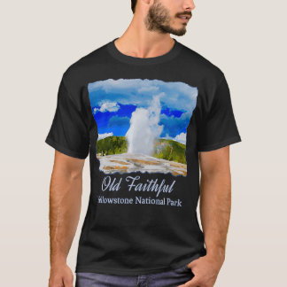 Nationaal park Yellowstone Old Faithful Geyser T-shirt