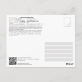 Nationaal Park Yellowstone - oude trouwe Geyser Briefkaart (Achterkant)