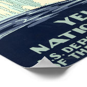 Nationaal Park Yellowstone Poster (Hoek)