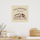 Nationaal park Yellowstone Poster (Keuken)
