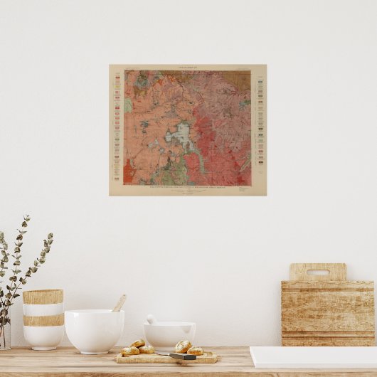 Nationaal Park Yellowstone Poster (Keuken)