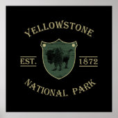 Nationaal park Yellowstone Poster (Voorkant)
