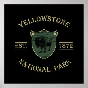 Nationaal park Yellowstone Poster