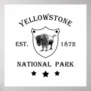Nationaal park Yellowstone Poster