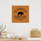 nationaal park yellowstone poster (Keuken)