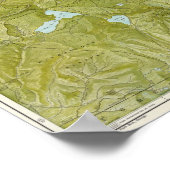 Nationaal Park Yellowstone Poster (Hoek)