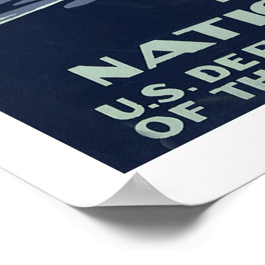 Nationaal Park Yellowstone Poster (Hoek)