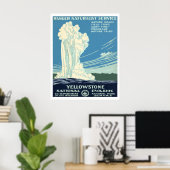 Nationaal Park Yellowstone Poster (Thuiskantoor)