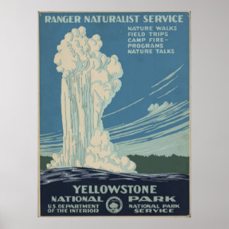 Nationaal Park Yellowstone Poster