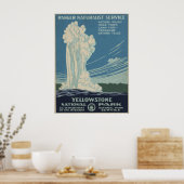 Nationaal Park Yellowstone Poster (Keuken)