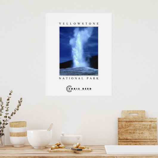 Nationaal Park Yellowstone Poster (Keuken)
