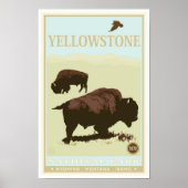 Nationaal Park Yellowstone Poster (Voorkant)