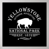 Nationaal park Yellowstone Poster (Voorkant)