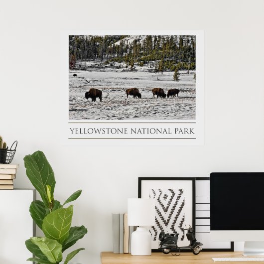 Nationaal Park Yellowstone Poster (Thuiskantoor)