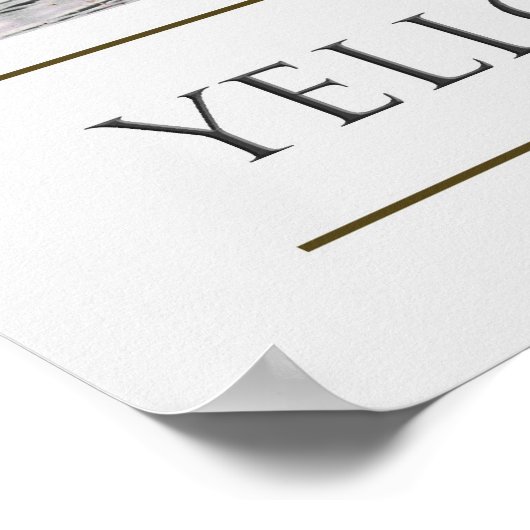 Nationaal Park Yellowstone Poster (Hoek)