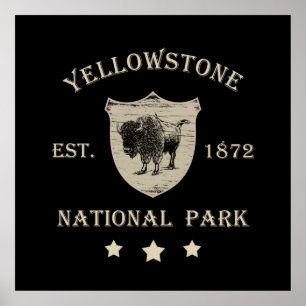 Nationaal park Yellowstone Poster