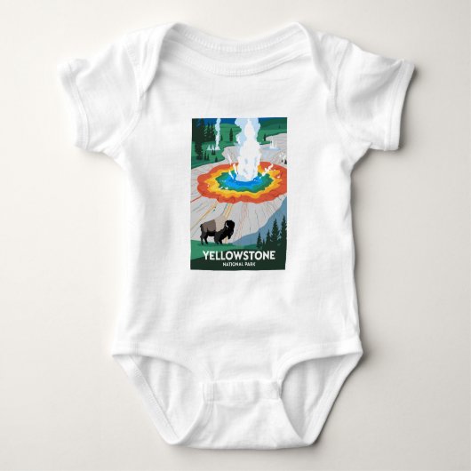 Nationaal park Yellowstone Romper (Voorkant)