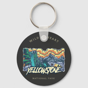 Nationaal Park Yellowstone Sleutelhanger