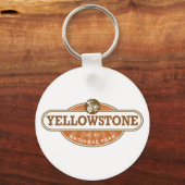 Nationaal Park Yellowstone Sleutelhanger (Voorkant)