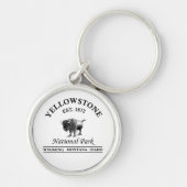 Nationaal park Yellowstone Sleutelhanger (Voorkant)