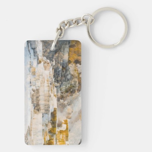 Nationaal Park Yellowstone Sleutelhanger (achterkant)