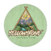 Nationaal park Yellowstone Snijplank (Voorkant)