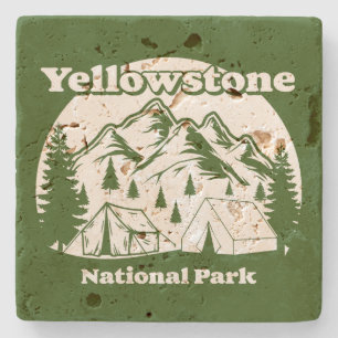 Nationaal Park Yellowstone Stenen Onderzetter