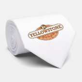 Nationaal Park Yellowstone Stropdas (Opgerold)