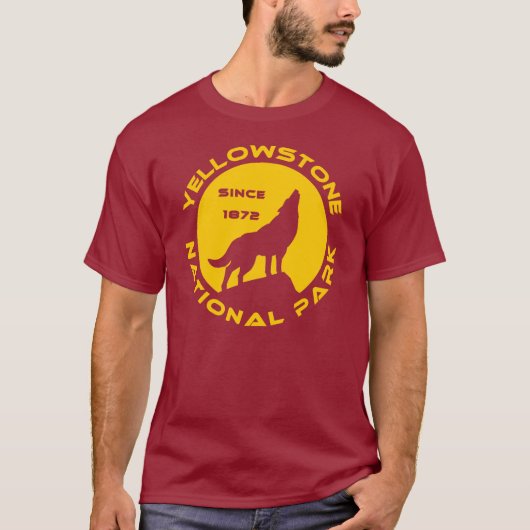 Nationaal Park Yellowstone T-shirt (Voorkant)