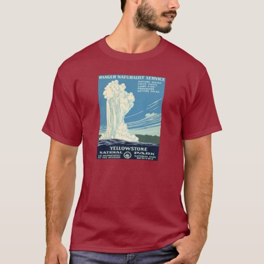 Nationaal Park Yellowstone T-shirt (Voorkant)