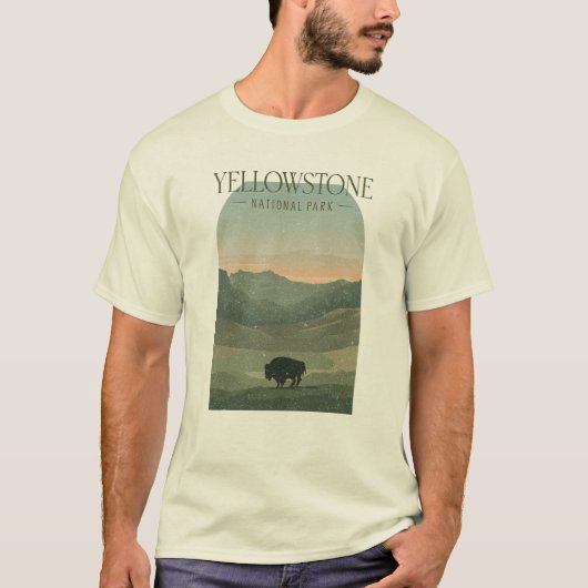 Nationaal Park Yellowstone T-shirt (Voorkant)