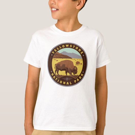 Nationaal Park Yellowstone T-shirt (Voorkant)