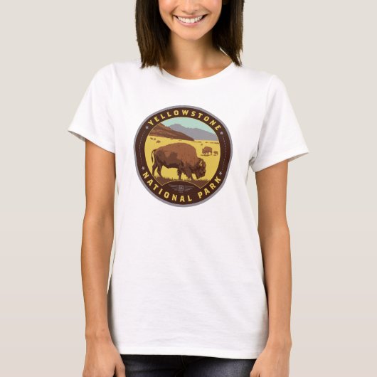 Nationaal Park Yellowstone T-shirt (Voorkant)