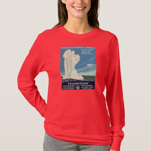 Nationaal Park Yellowstone T-shirt (Voorkant)