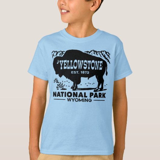 Nationaal Park Yellowstone T-shirt (Voorkant)