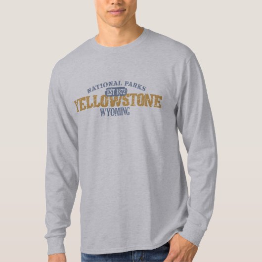 Nationaal Park Yellowstone T-shirt (Voorkant)