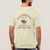 Nationaal park Yellowstone T-shirt (Achterkant)