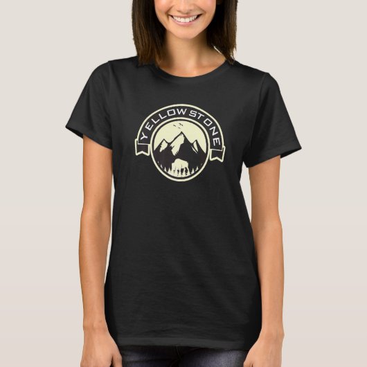 Nationaal park Yellowstone T-shirt (Voorkant)