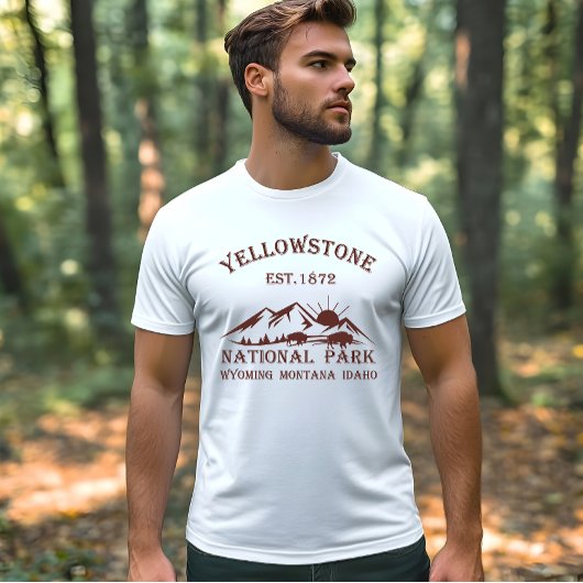 Nationaal park Yellowstone T-shirt