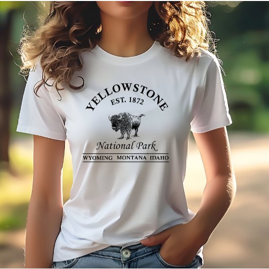 Nationaal park Yellowstone T-shirt