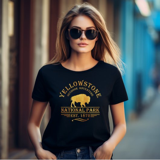Nationaal park Yellowstone T-shirt