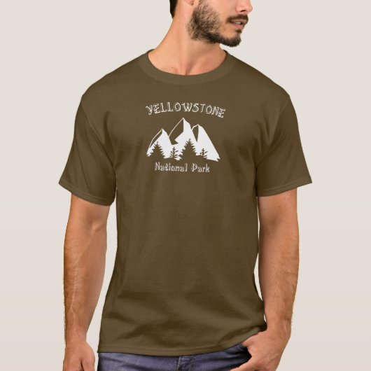 Nationaal Park Yellowstone T-shirt (Voorkant)