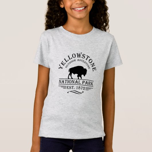 Nationaal park Yellowstone T-shirt (Voorkant)