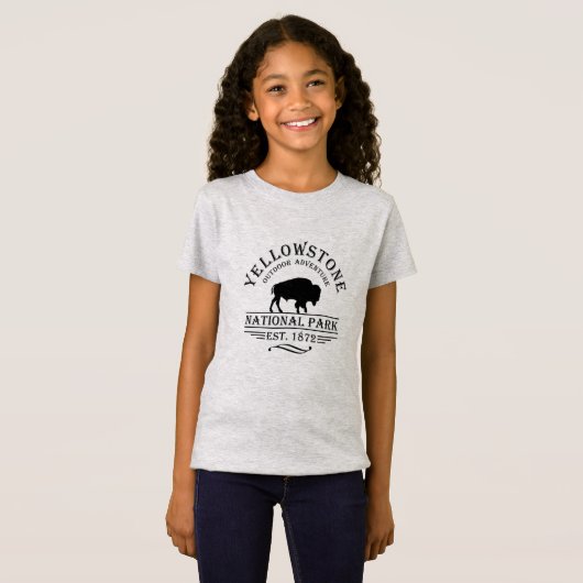 Nationaal park Yellowstone T-shirt (Voorkant volledig)