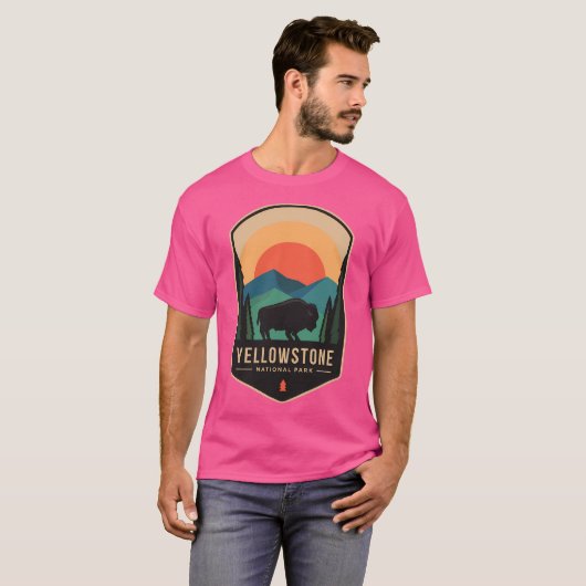 Nationaal Park Yellowstone T-shirt (Voorkant volledig)