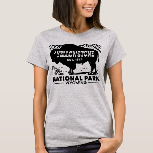 Nationaal Park Yellowstone T-shirt (Voorkant)