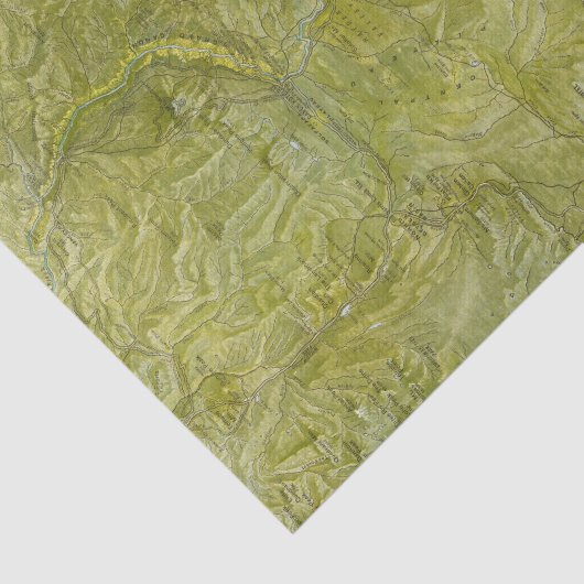 Nationaal Park Yellowstone Tissuepapier (Detail)