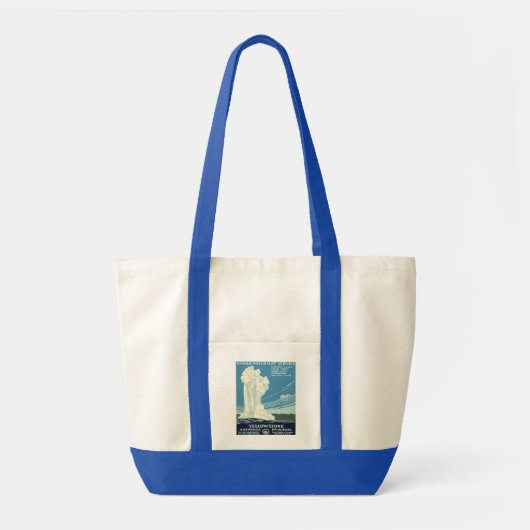 Nationaal Park Yellowstone Tote Bag (Voorkant)