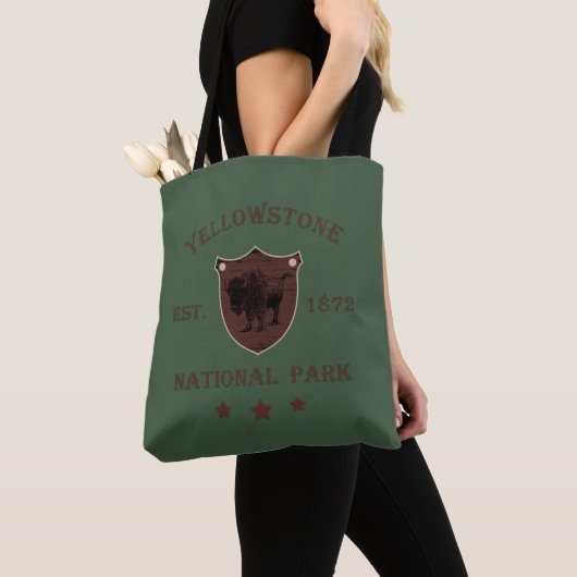 Nationaal park Yellowstone Tote Bag (Dichtbij)