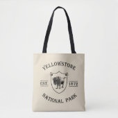Nationaal park Yellowstone Tote Bag (Voorkant)